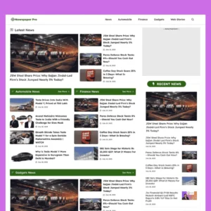 News Website Templates For GeneratePress